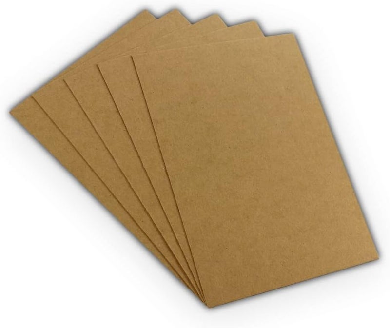 EcoSwift 50 5x7 Chipboard Cardboard Craft Scrapbook Material Scrapbooking Packaging Sheets Shipping Pads Inserts 5 inch x 7 inch Chip Board - Image 3